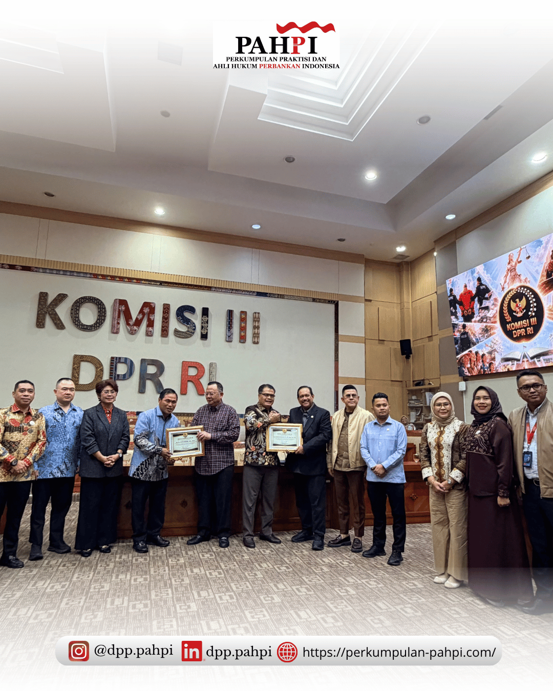 Rapat Dengar Pendapat Umum Komisi III DPR RI
